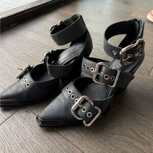 Jeffre Campbell buckle heels